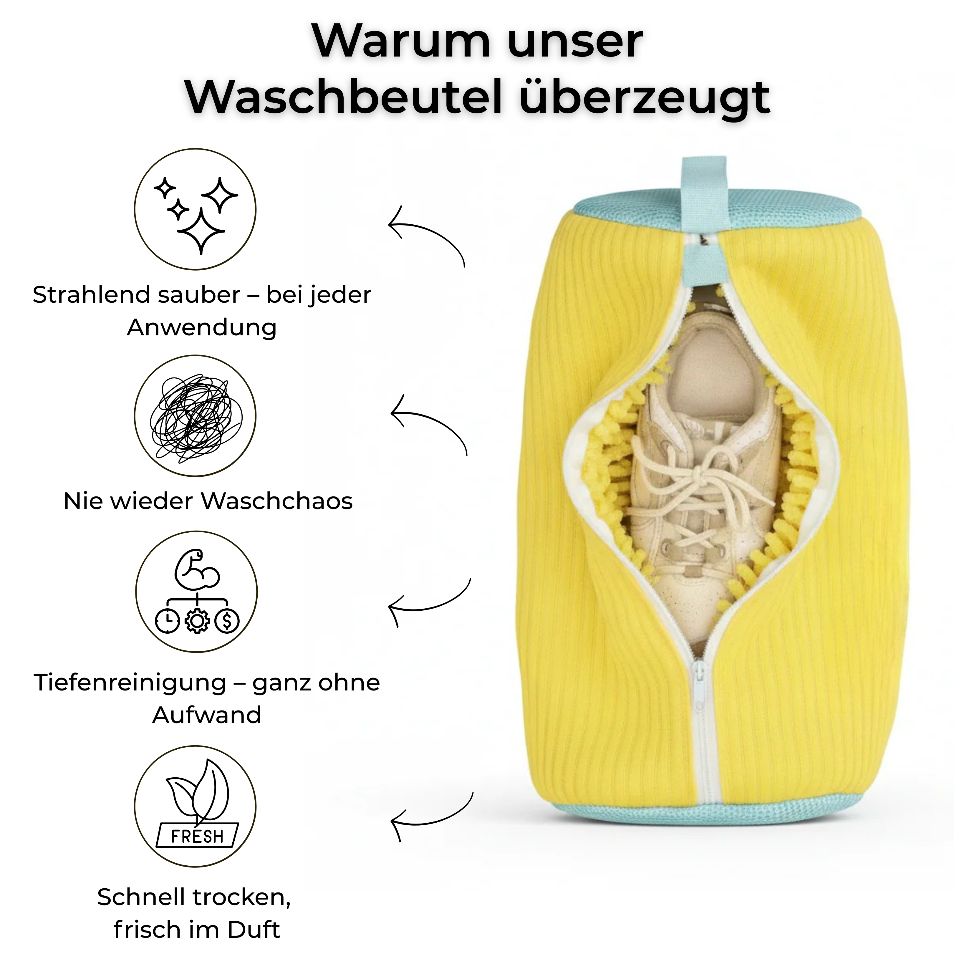 Pelona Schuhwaschbeutel