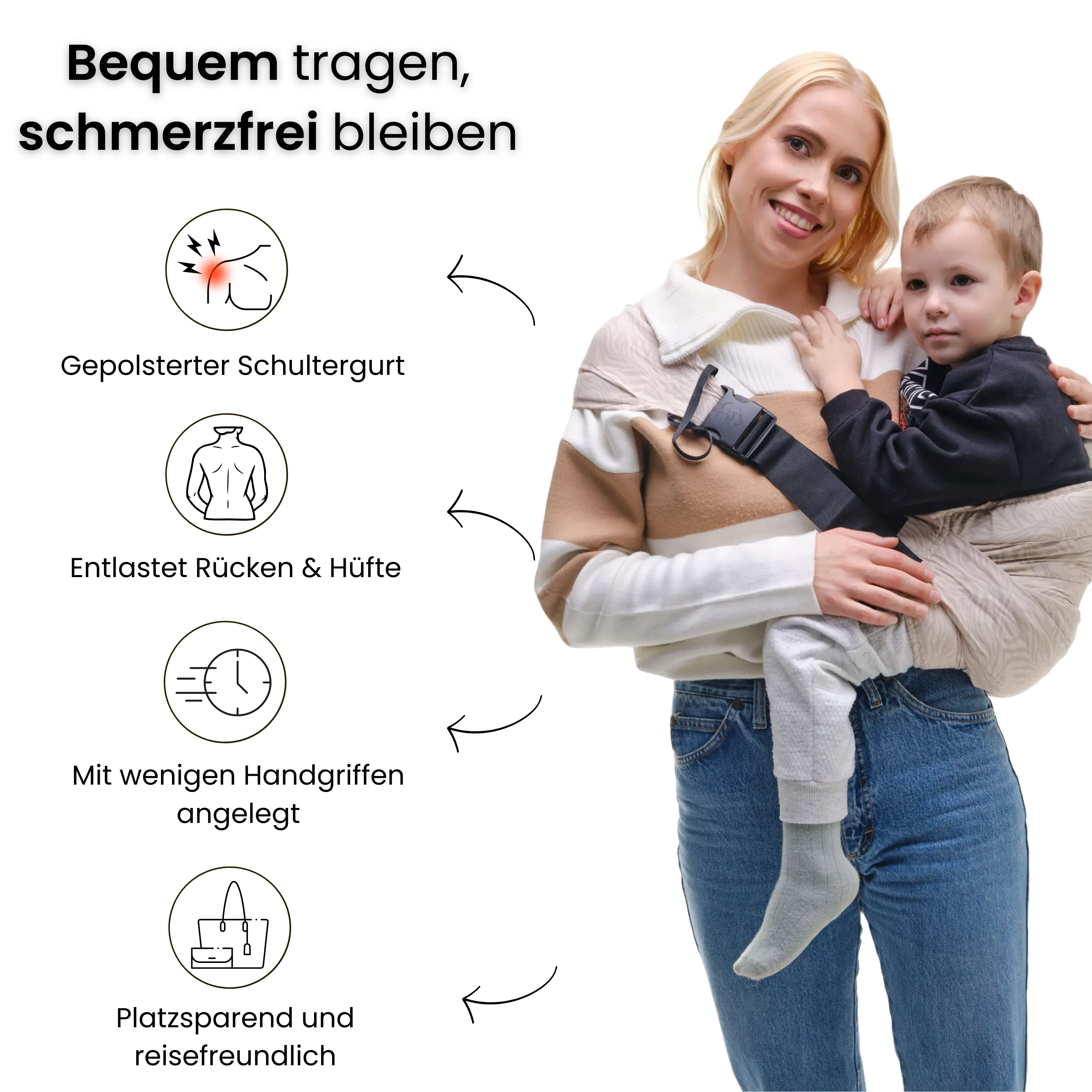 Ergonomische Kleinkindtrage